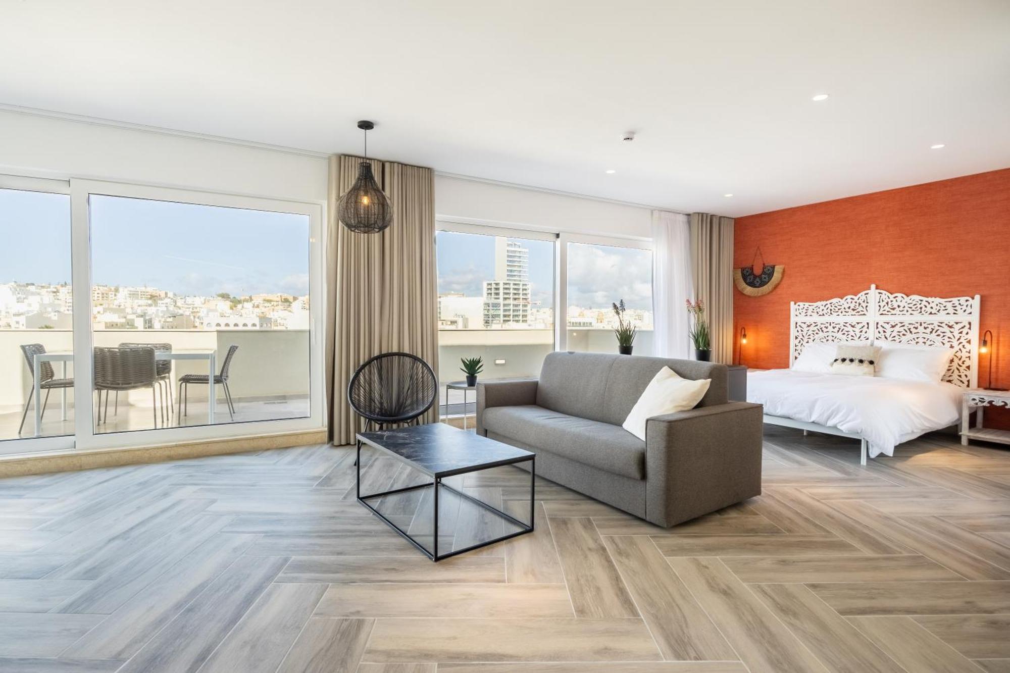 The Cube - Designer Finished Studio Penthouse By Sf Homes Gzira Exterior foto