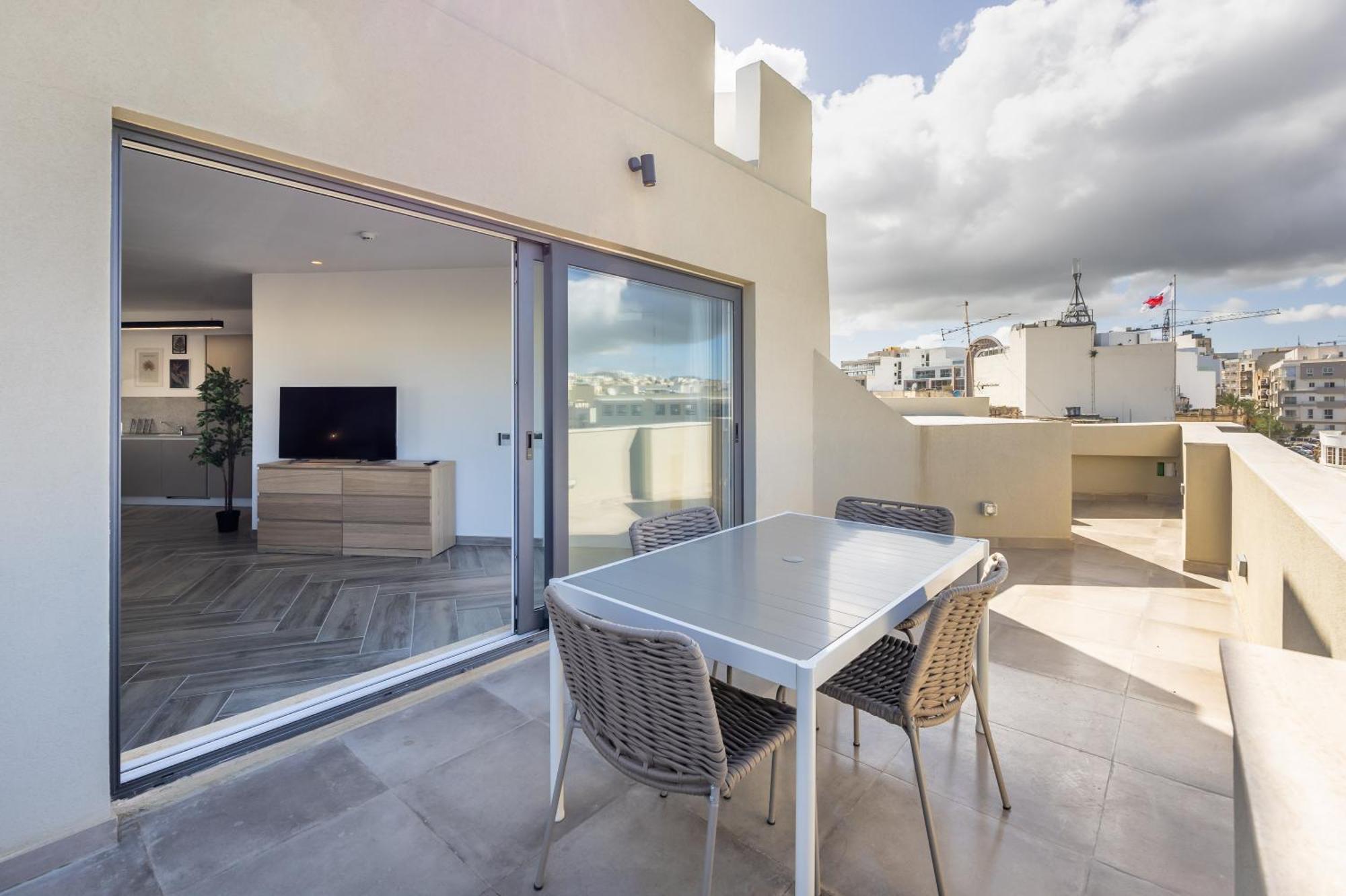 The Cube - Designer Finished Studio Penthouse By Sf Homes Gzira Exterior foto